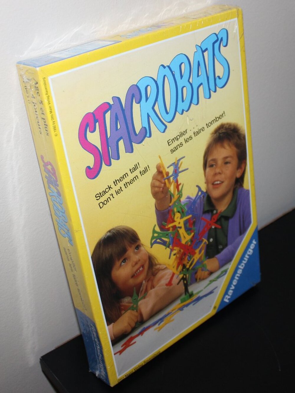3/$188❤️sealed 1992 vintage STACROBATS Game Ravensburger Family Stacking Fun